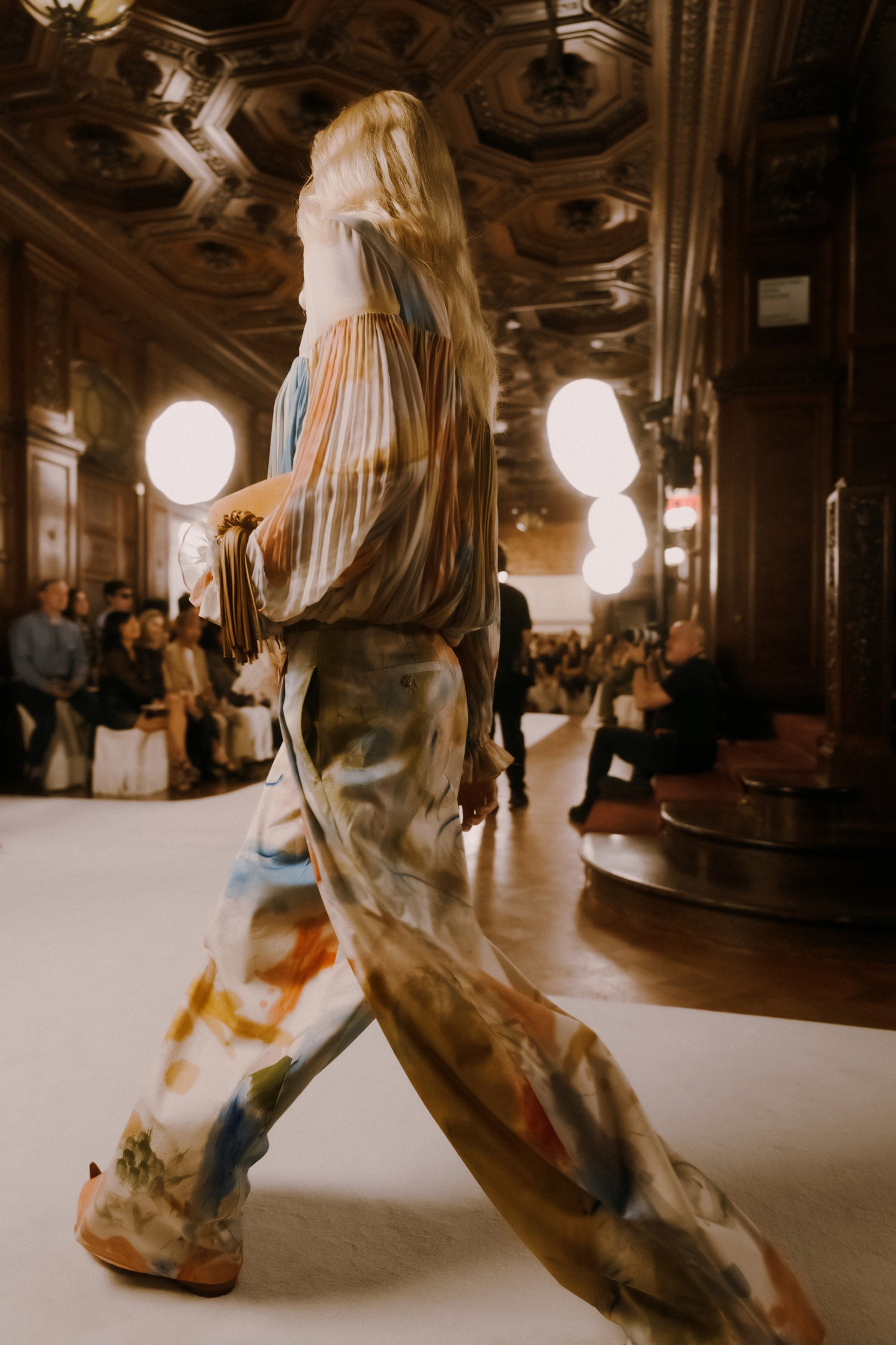 Ulla Johnson Motherwell Wide Leg Trouser Western Dream - SS26 Runway Side Walk, Luxury Wide Leg Pants | Ulla Johnson