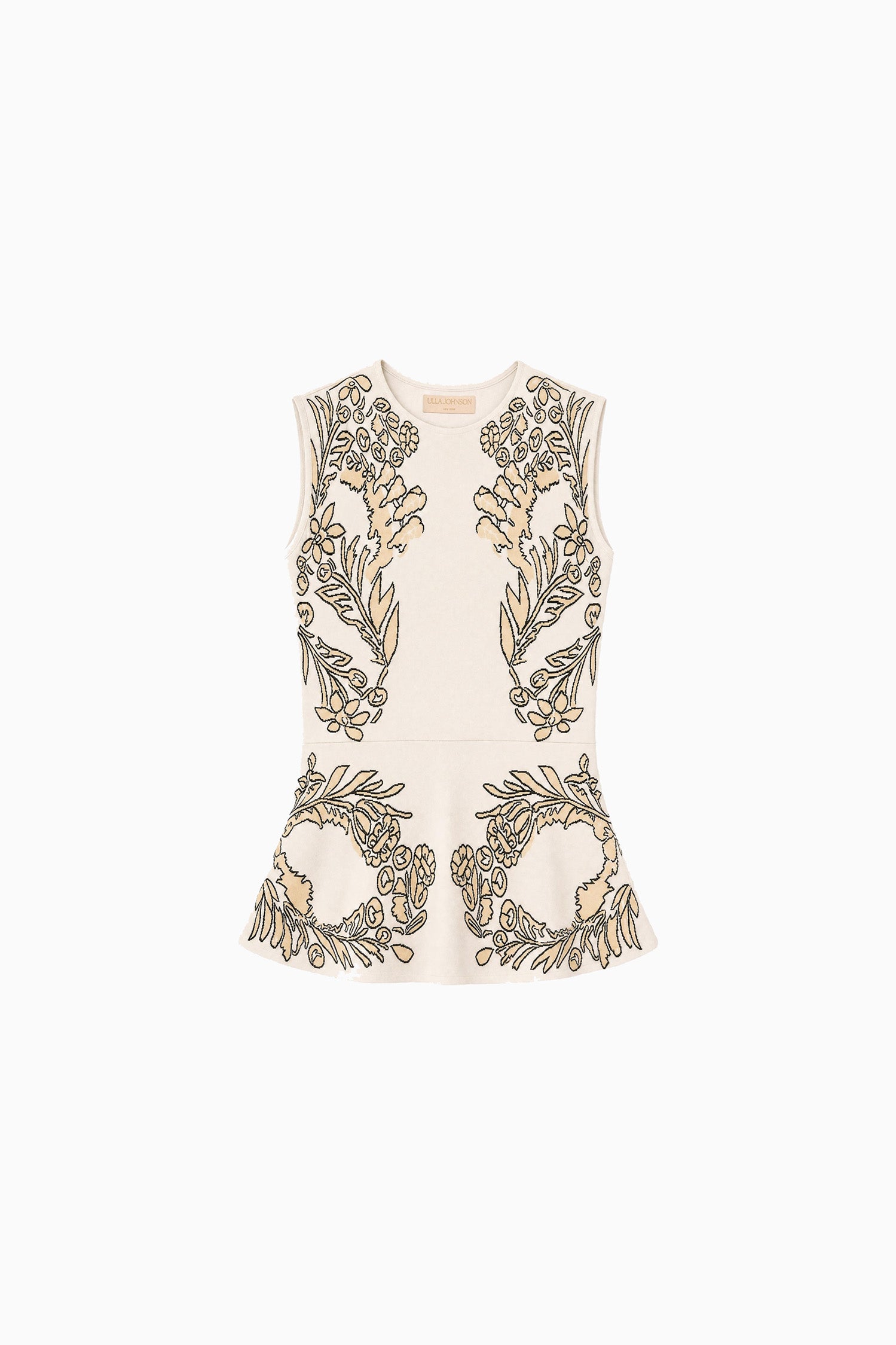 Ulla Johnson Nadira Jacquard Top - Chamomile