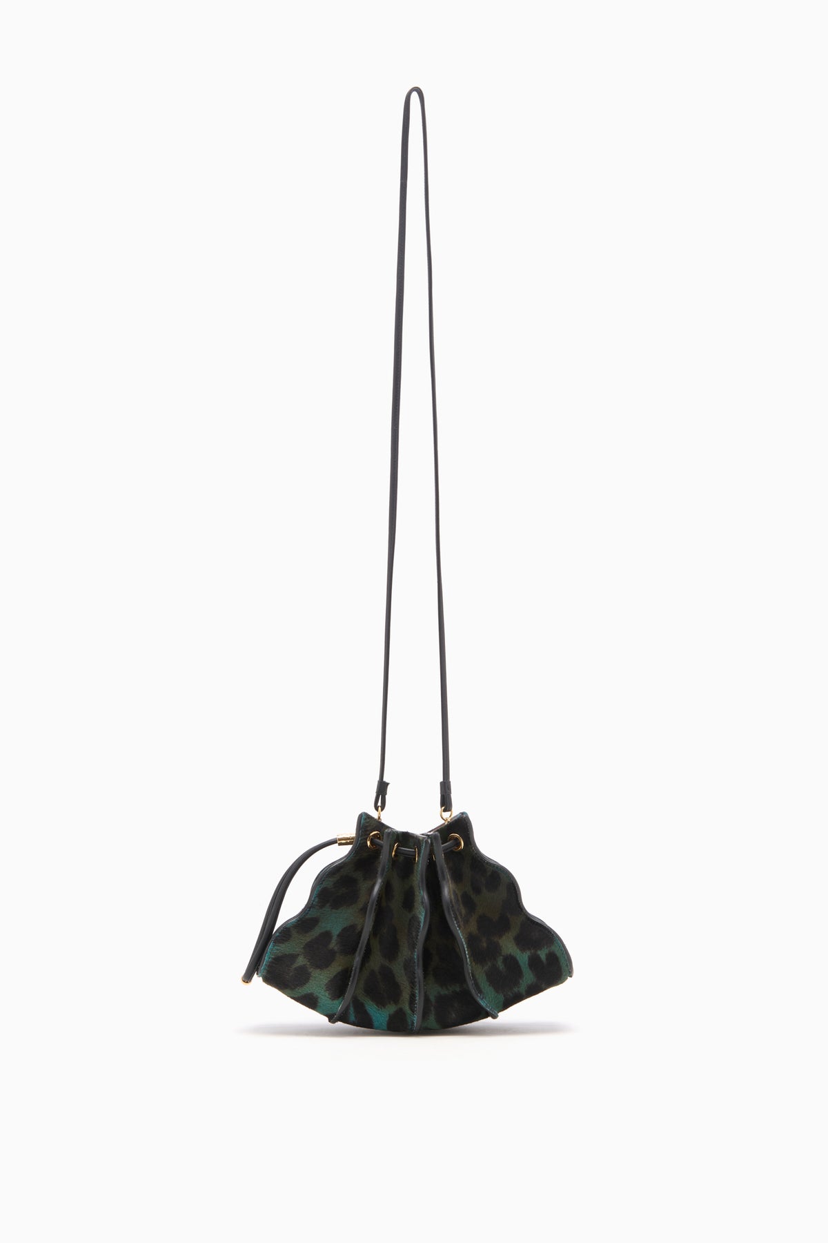 Adria Small Crossbody - Emerald Leopard