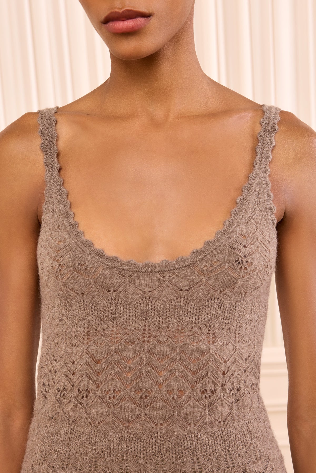 Brielle Cashmere Tank - Driftwood
