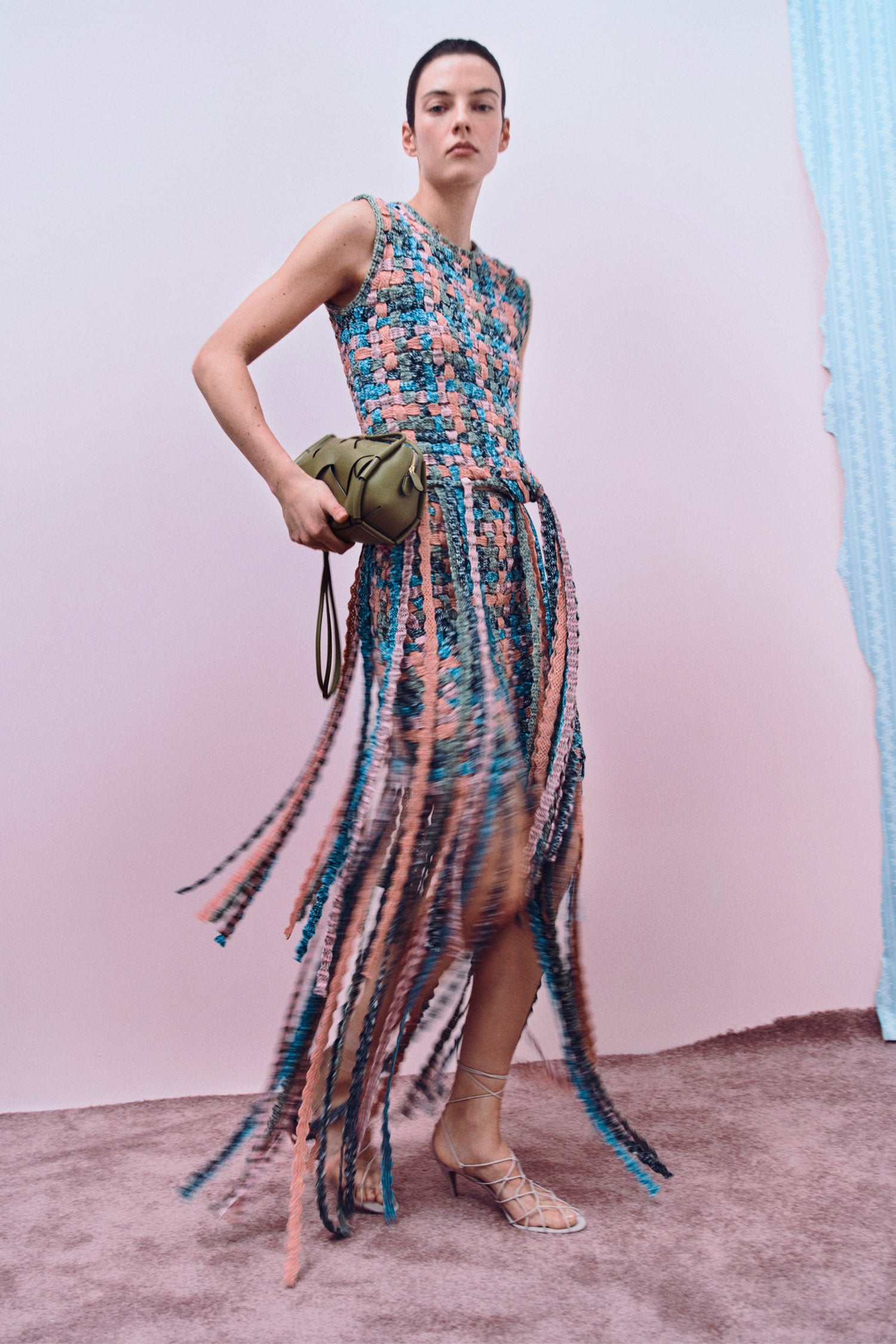 Ulla Johnson Sunweave Luxury Fringe Knit Top - Runway Campaign Styled Look | Ulla Johnson