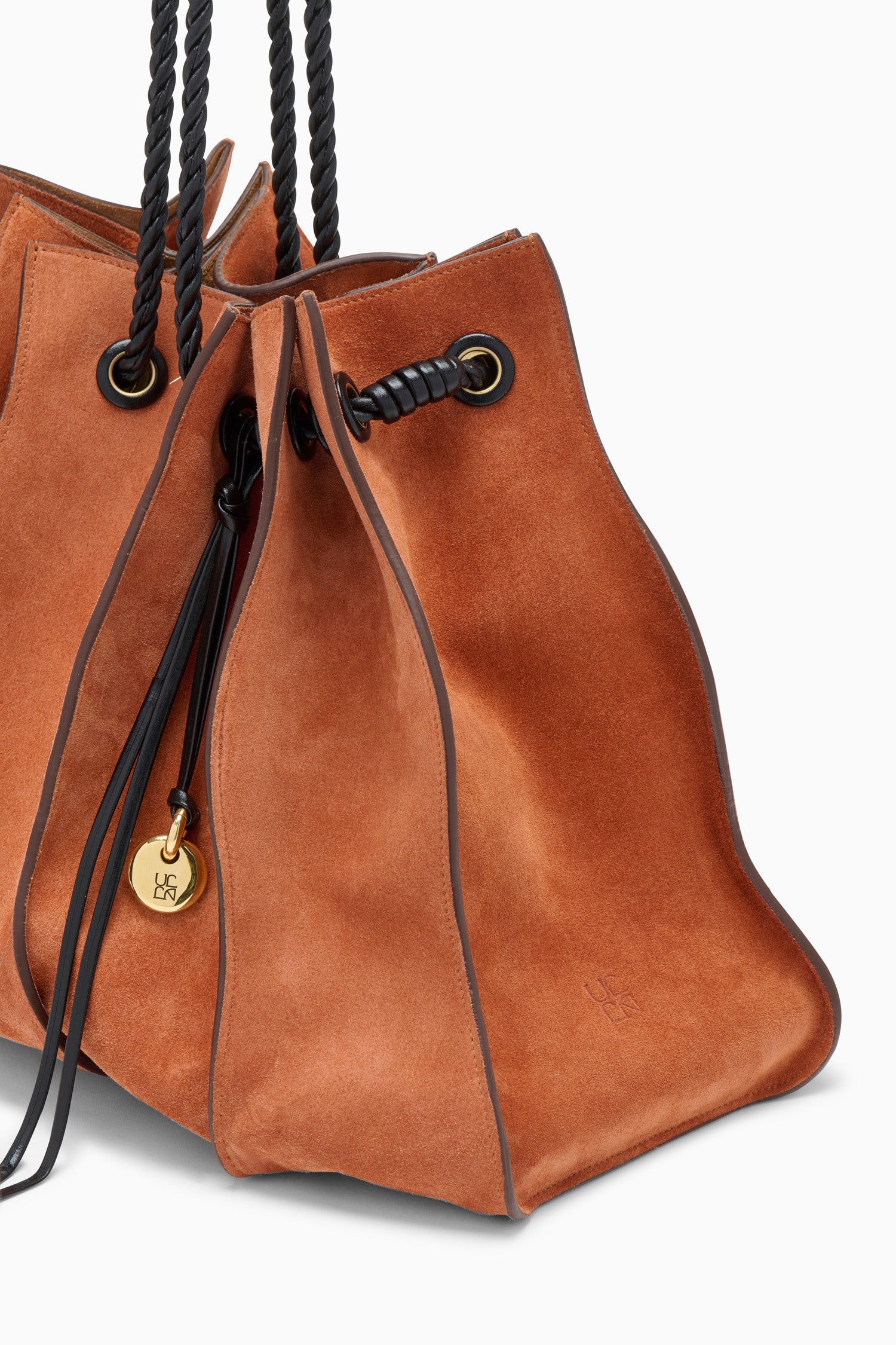 Ulla Johnson ⁣⁢Sierra Braune Wildleder-Tote – Kordelzugdetail | Ulla Johnson⁤⁣