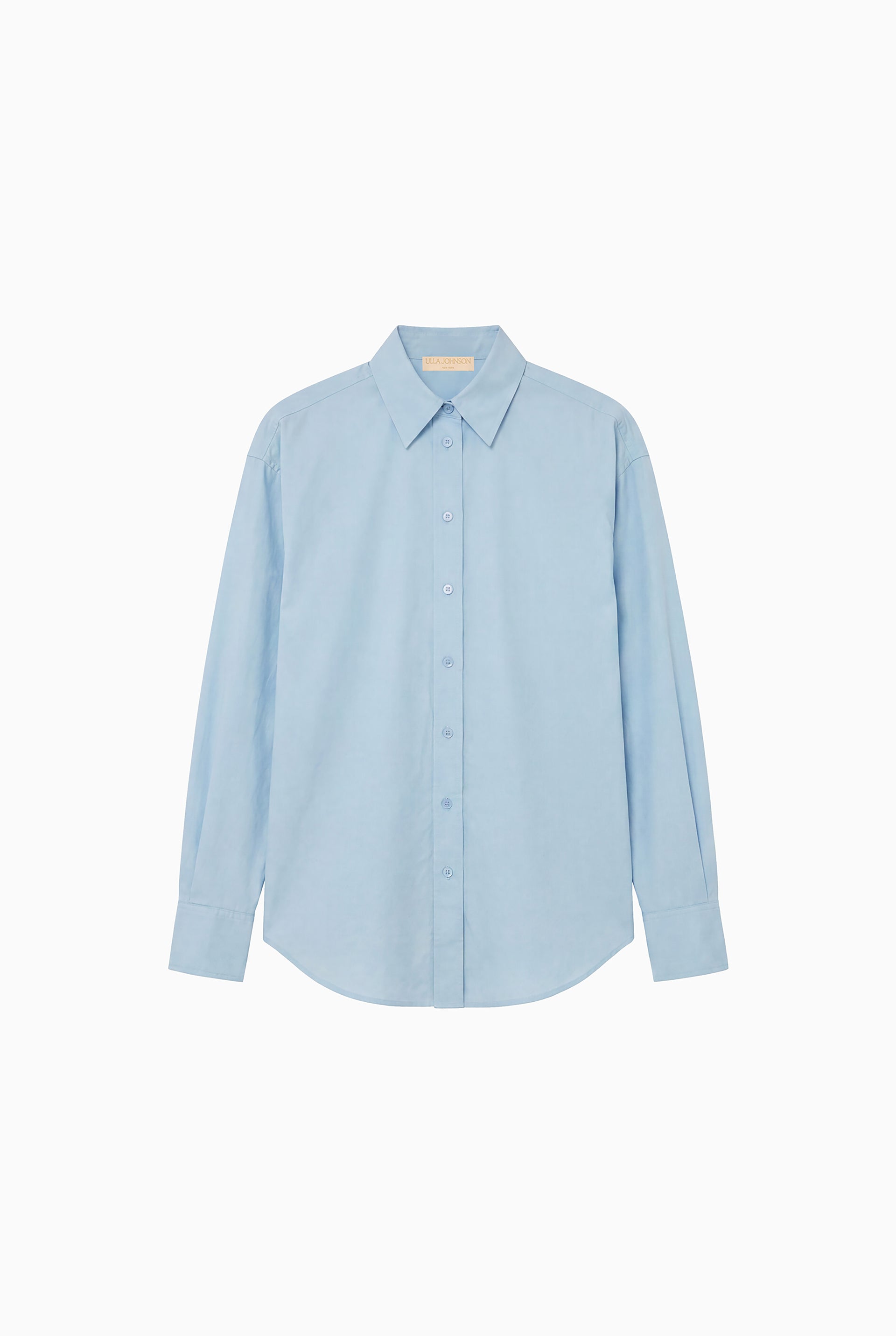 Ulla Johnson Heron Premium Cotton Long Sleeve Blouse - Flat Lay on White | Ulla Johnson