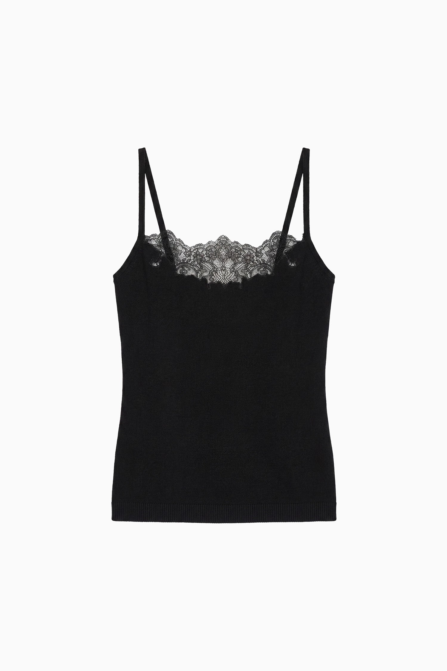 Ulla Johnson ⁣⁢Noir Merino-Wolle Chantilly Spitzen-Cami - Lagebild | Ulla Johnson⁤⁣