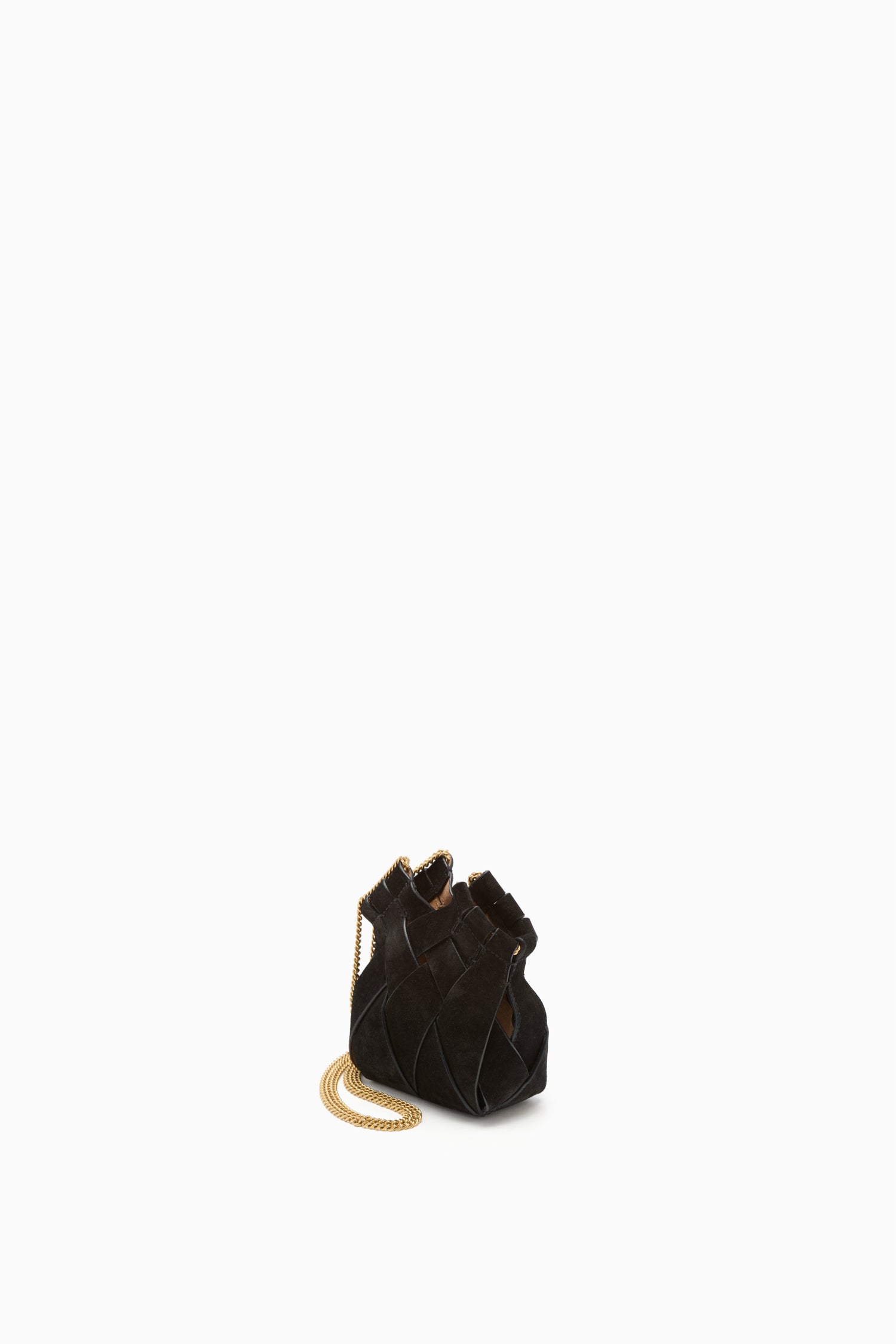 Ulla Johnson Charlotte Mini Crossbody with Chain - Noir