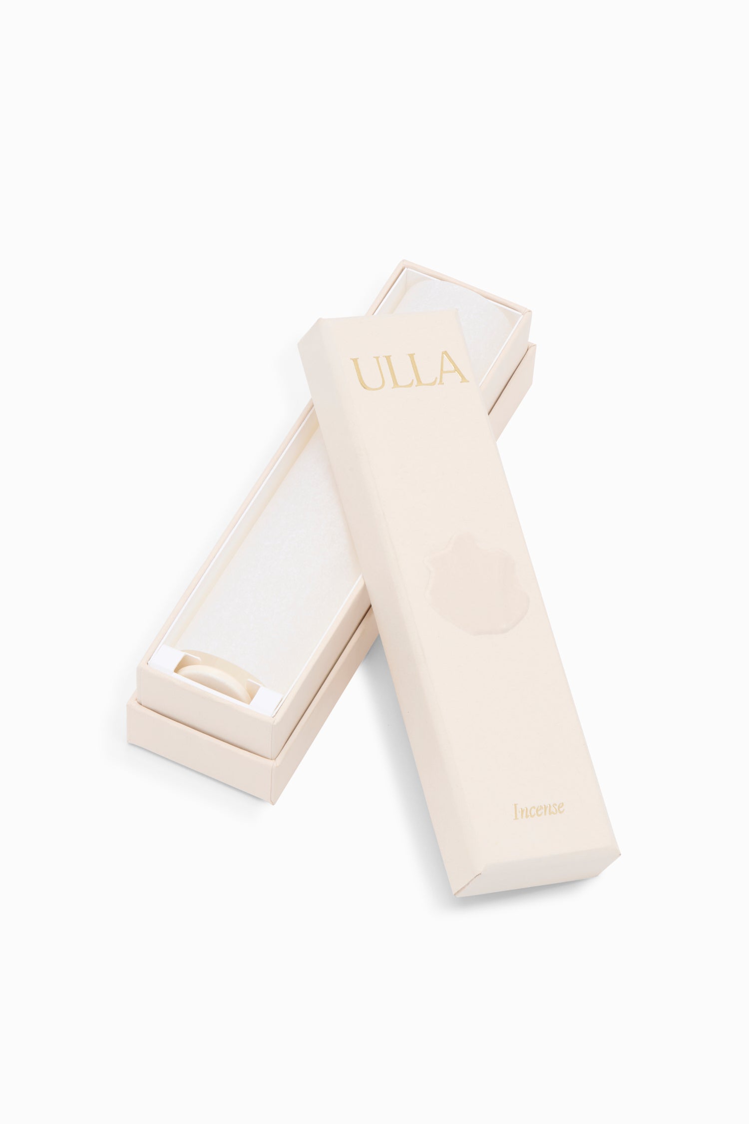 Ulla Johnson ULLA Coral Premium Incense Open Box Packaging Detail - Top View | Ulla Johnson