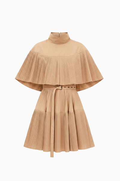 Dunewood Lucille Pleated Wool Mini Dress - Flat Lay | Ulla Johnson
