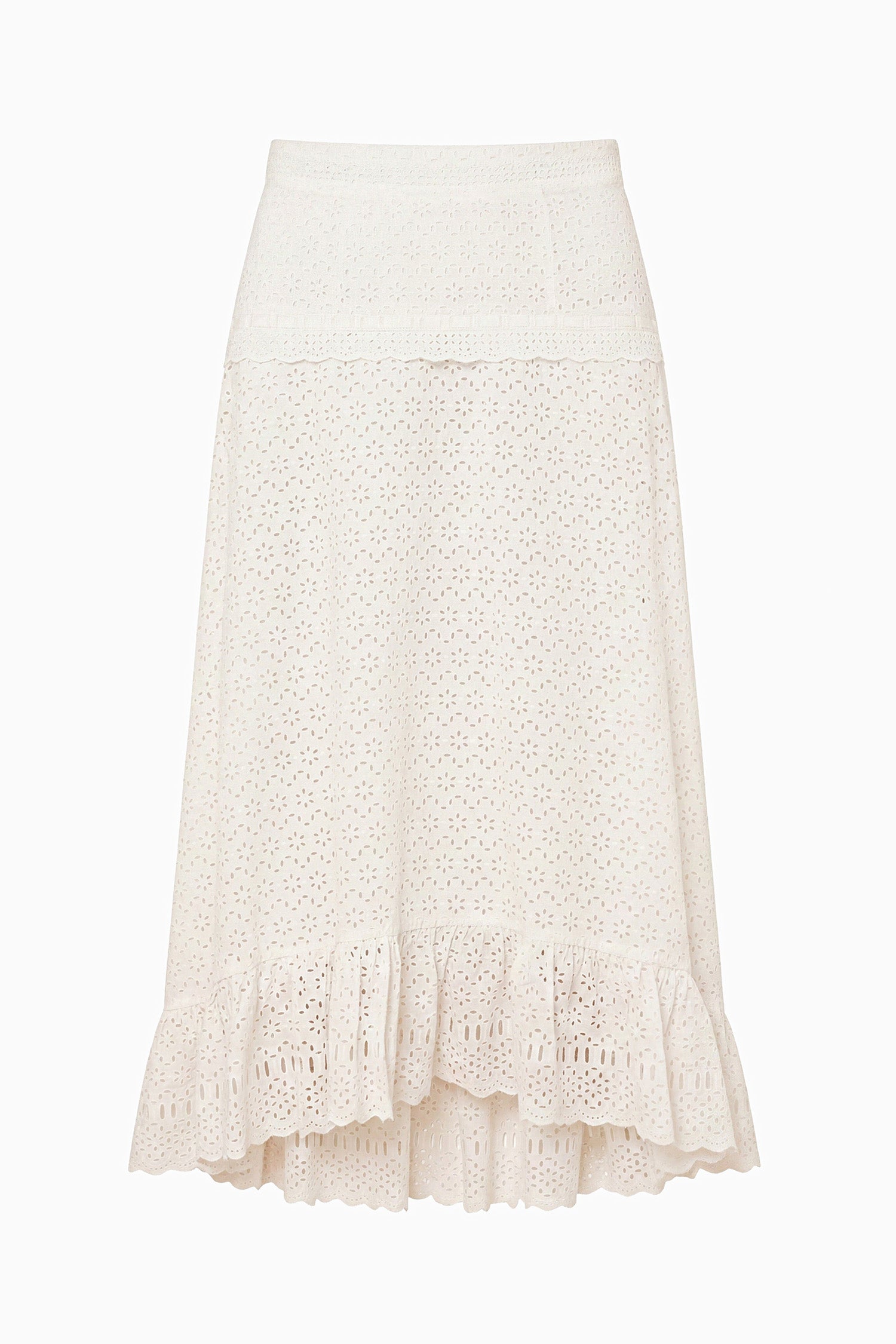 Ulla Johnson Violetta Cotton Skirt - Pristine