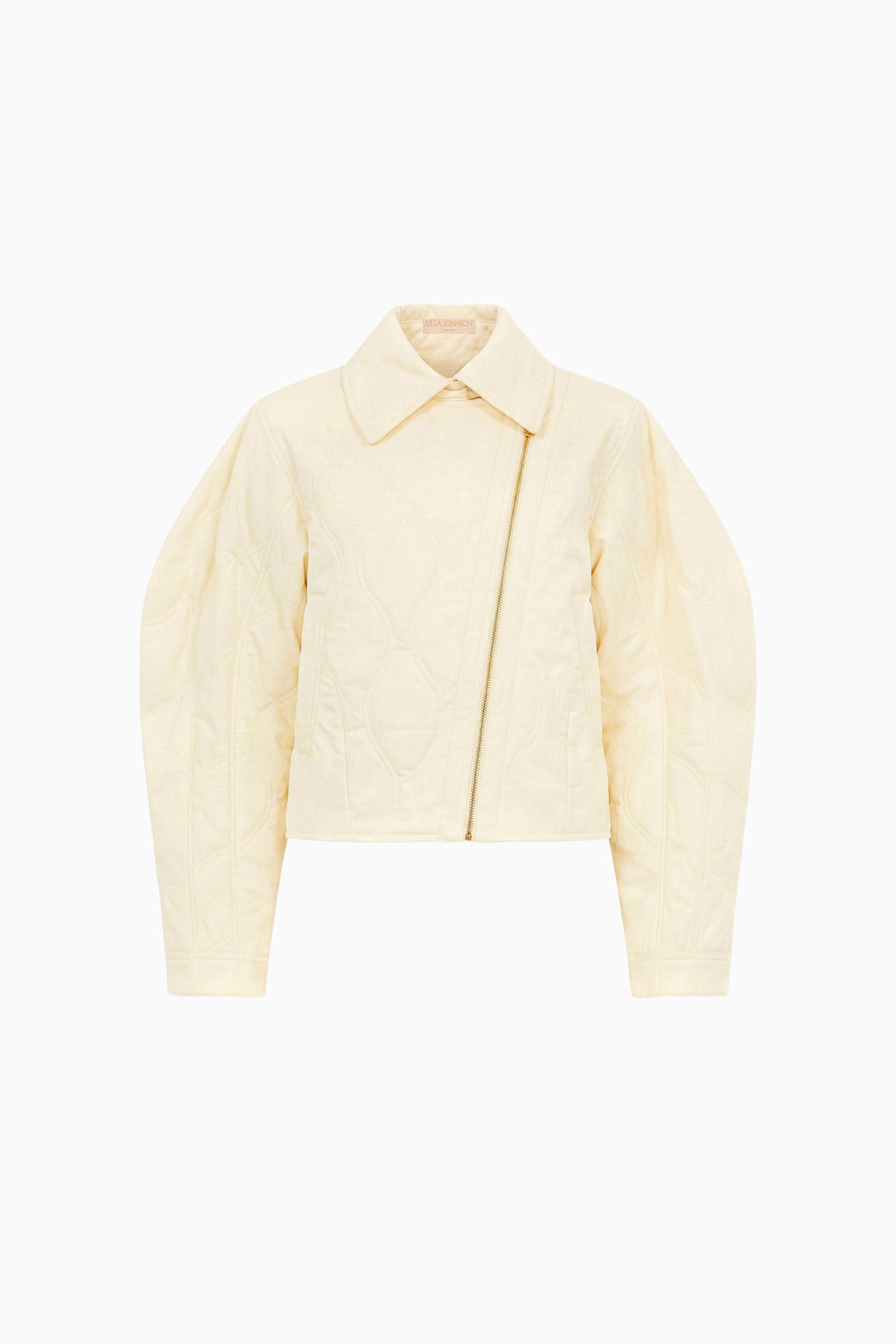 Ulla Johnson Butter Leonie Quilted Jacket Voluminous Sleeves - Flat Lay | Ulla Johnson