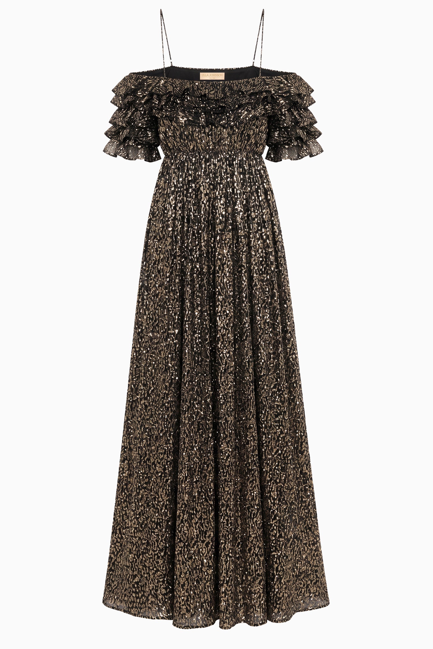 Ulla Johnson Persephone Off the Shoulder Gown - Noir