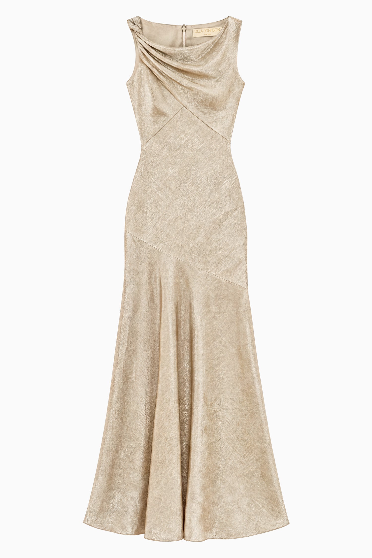 Ulla Johnson ⁣⁢Robe longue Mira asymétrique - Argent⁤⁣