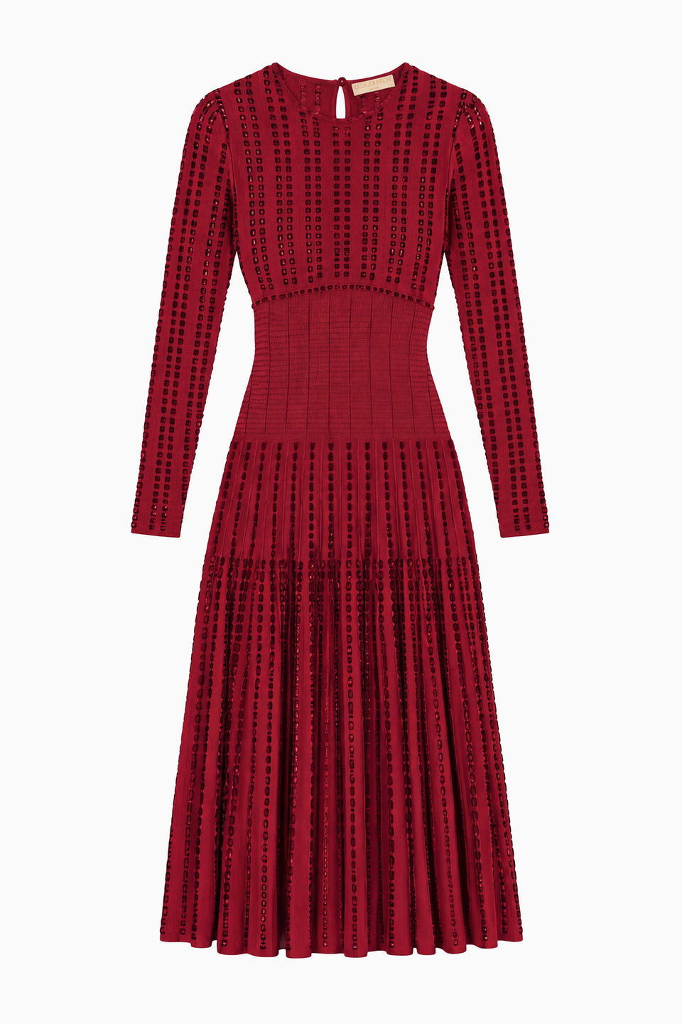 Maribel Knit Dress - Garnet