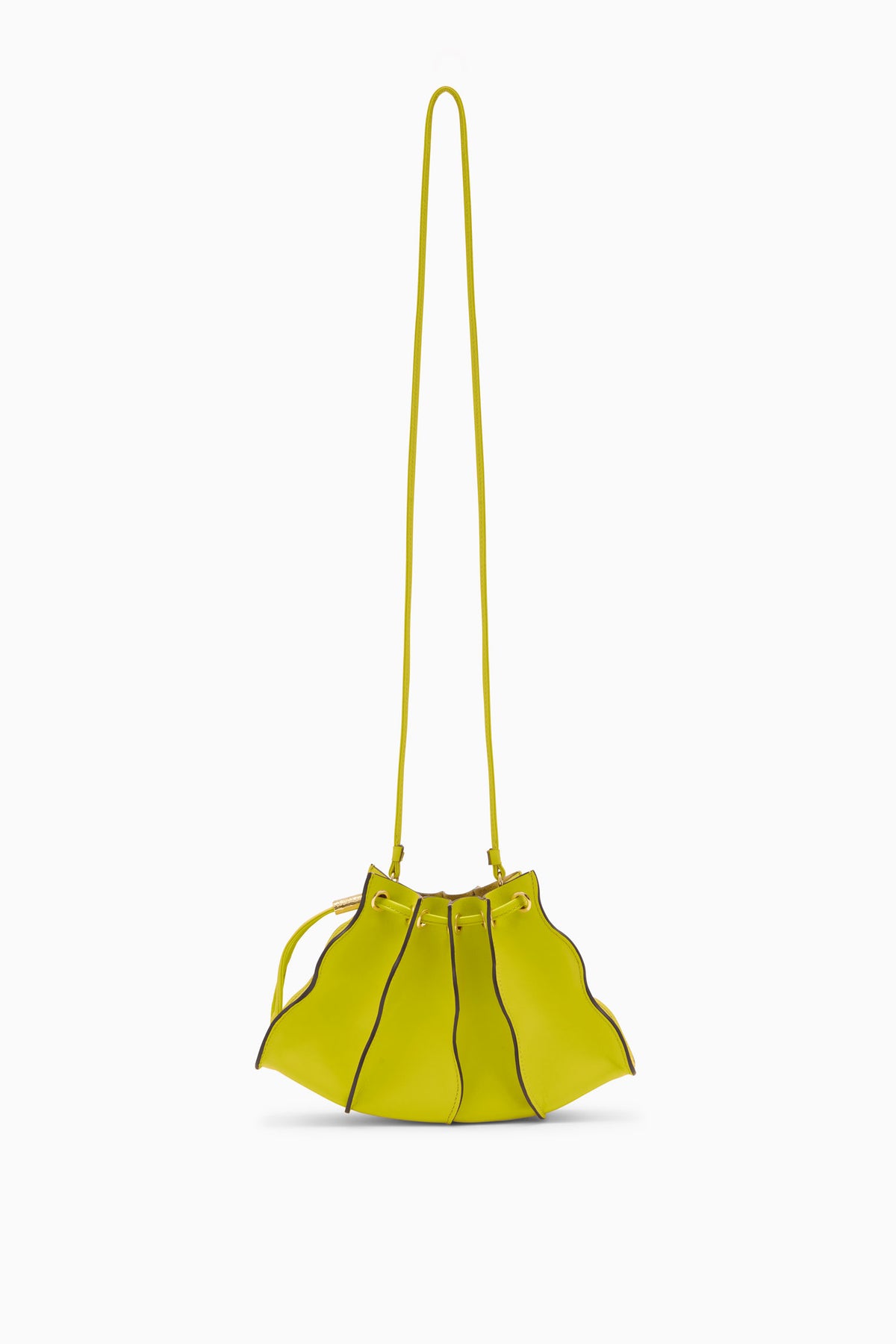 Limon Leather Adria Small Crossbody Bag - Front View with Long Strap | Ulla Johnson