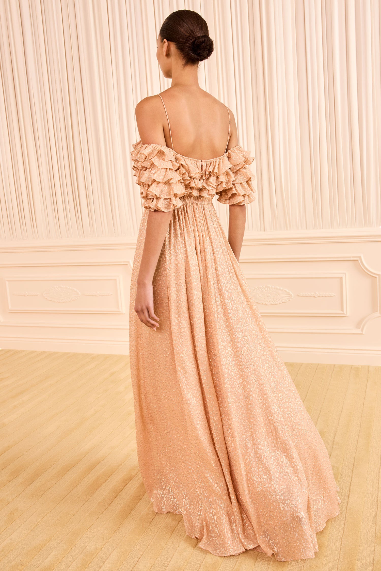 Ulla Johnson Persephone Off the Shoulder Gown - Cosmos