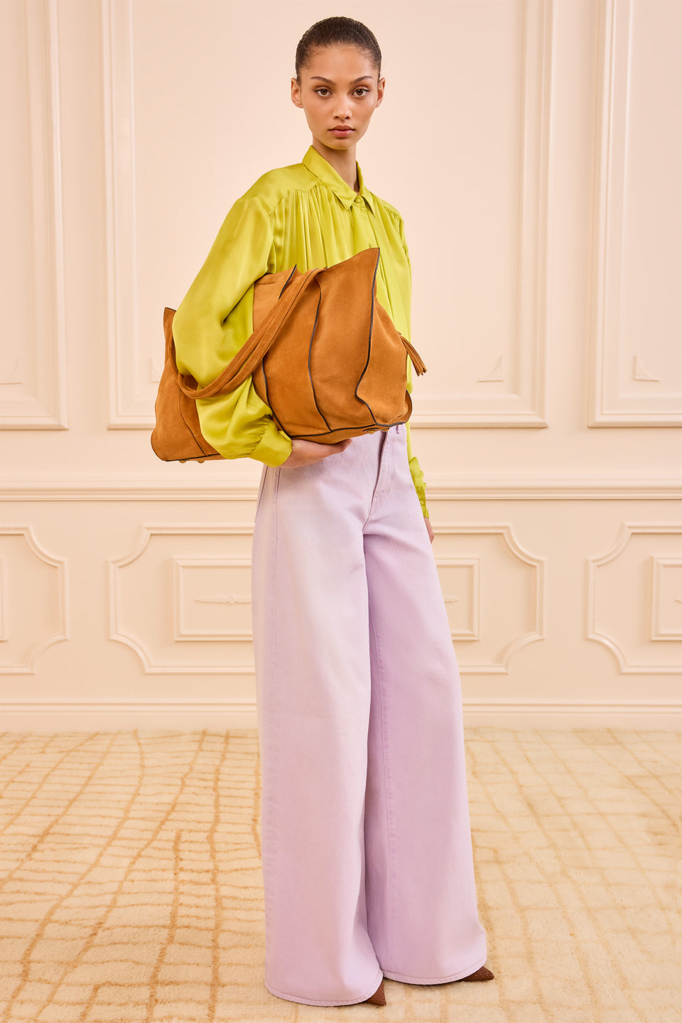 Canyon Brown Suede Designer Tote - Styled Look | Ulla Johnson