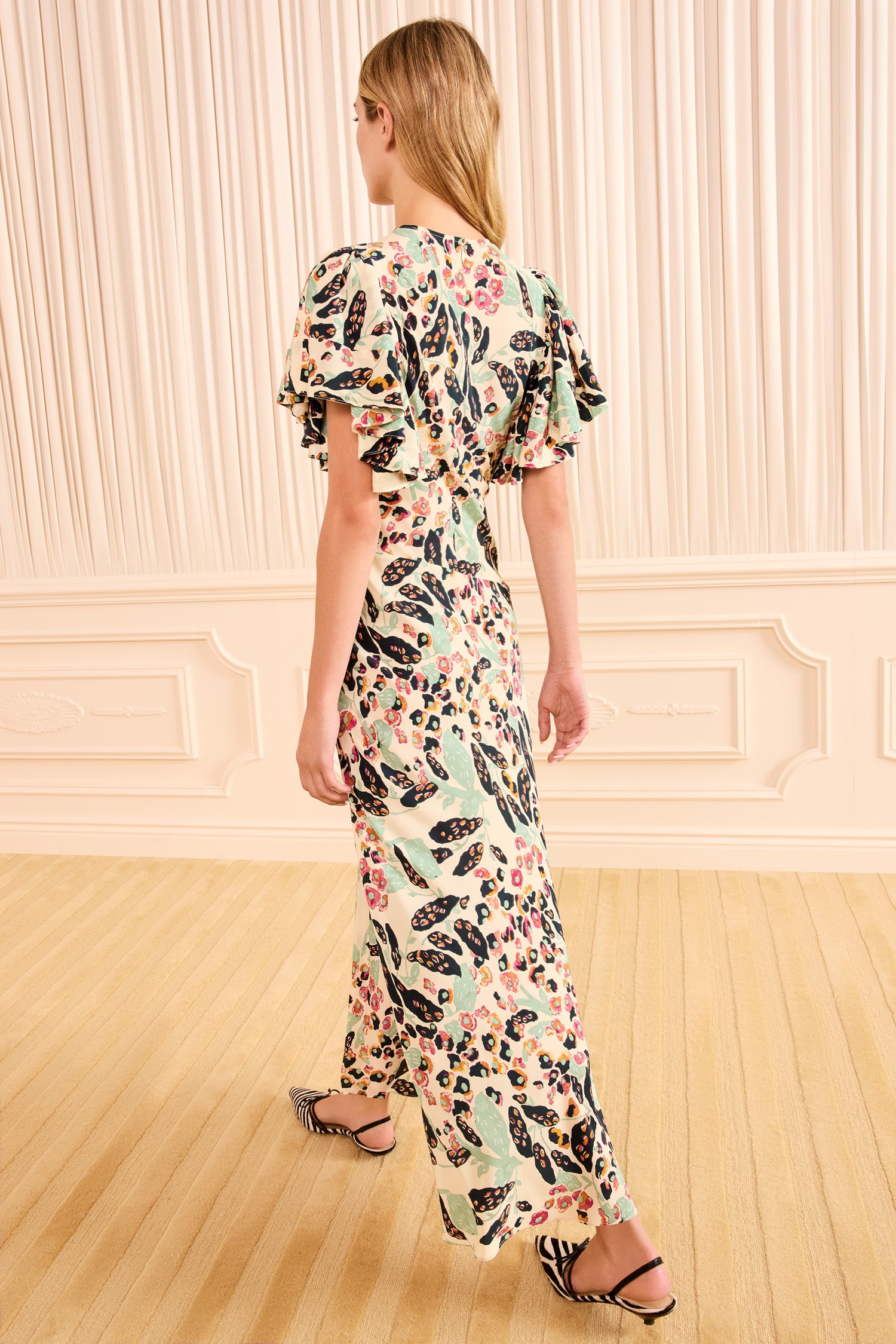 Ulla Johnson ⁣⁢Robe Mariam à manches volantées - Calla Lily⁤⁣